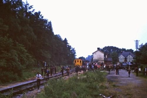 Working of a diesel-electric train of enthusiasts to West Moors